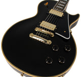 Gibson Custom Shop 1957 Les Paul Custom Reissue Guitar, VOS, Ebony Black - Humbucker Music