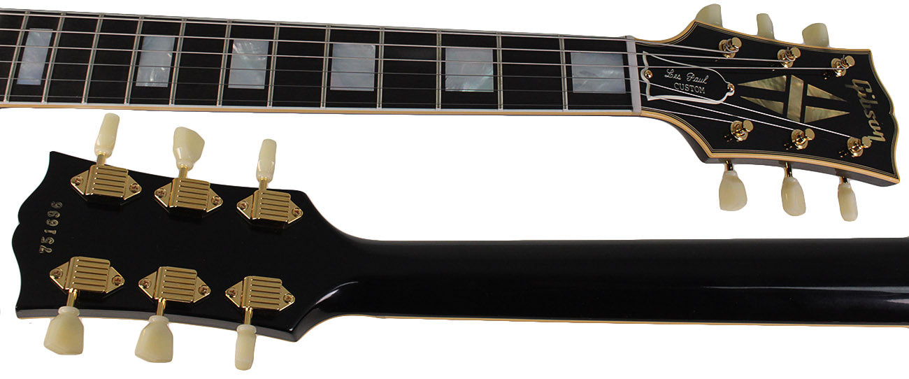 Gibson Custom Shop 1957 Les Paul Custom Reissue Guitar, VOS, Ebony