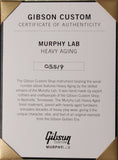 Gibson Custom Shop Murphy Lab 1960 Les Paul Standard Guitar, Heavy Aged, Iced Tea Burst