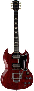 Gibson Custom Shop 1961 Les Paul SG Standard Reissue Guitar, B5 Bigsby, VOS, Cherry Red