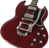 Gibson Custom Shop 1961 Les Paul SG Standard Reissue Guitar, B5 Bigsby, VOS, Cherry Red