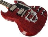Gibson Custom Shop 1961 Les Paul SG Standard Reissue Guitar, B5 Bigsby, VOS, Cherry Red