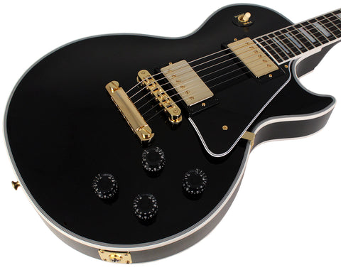 Gibson Custom Shop Les Paul Custom Guitar, Gloss, Ebony Black