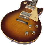 Gibson Custom Shop Murphy Lab 1960 Les Paul Standard Guitar, Heavy Aged, Iced Tea Burst - Humbucker Music