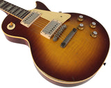 Gibson Custom Shop Murphy Lab 1960 Les Paul Standard Guitar, Heavy Aged, Iced Tea Burst - Humbucker Music