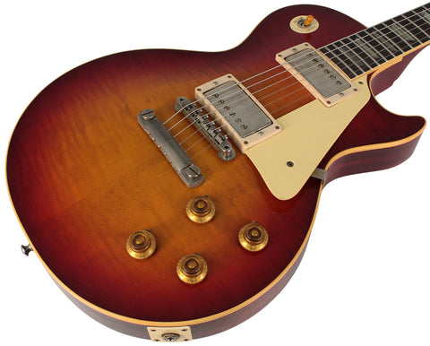 Gibson Custom Shop Murphy Lab 1959 Les Paul Standard Guitar, Factory Burst, Ultra Light Aged - Humbucker Music