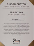 Gibson Custom Shop Murphy Lab 1959 Les Paul Standard Guitar, Factory Burst, Ultra Light Aged - Humbucker Music