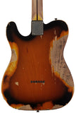 Nash E1HB Guitar, 2-Tone Burst, Extra Heavy Aging