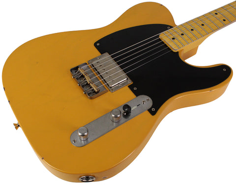 Nash E1HB Guitar, Butterscotch Blonde, Light Aging