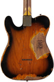 Nash E-1HB Guitar, 2-Tone Burst, Extra Heavy Aging