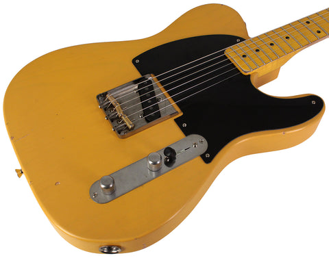 Nash E52 Guitar, Butterscotch Blonde, Light Aging