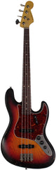 Nash JB63 Bass Guitar, 3-Tone Sunburst, Tortoise Shell, Light Aging