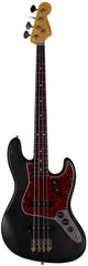 Nash JB63 Bass Guitar, Black, Tortoise Shell, Light Aging