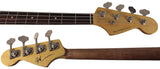 Nash JB-63 Bass Guitar, Black, Tortoise Shell, Light Aging