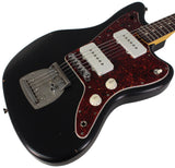 Nash JM63 Jazzmaster Guitar, Black, Light Aging