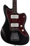 Nash JM63 Jazzmaster Guitar, Black, Light Aging