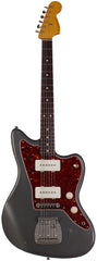 Nash JM63 Jazzmaster Guitar, Charcoal Frost Metallic, Light Aging