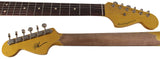 Nash JM-63 Jazzmaster Guitar, Olympic White, Light Aging