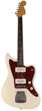 Nash JM63 Jazzmaster Guitar, Olympic White, Light Aging