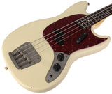 Nash MB-63 Bass Guitar, Olympic White, Light Aging