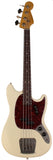Nash MB63 Bass Guitar, Olympic White, Light Aging