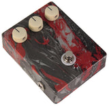 Nash Custom NGDP Fuzz Overdrive Pedal, Aged Red, Black, #01