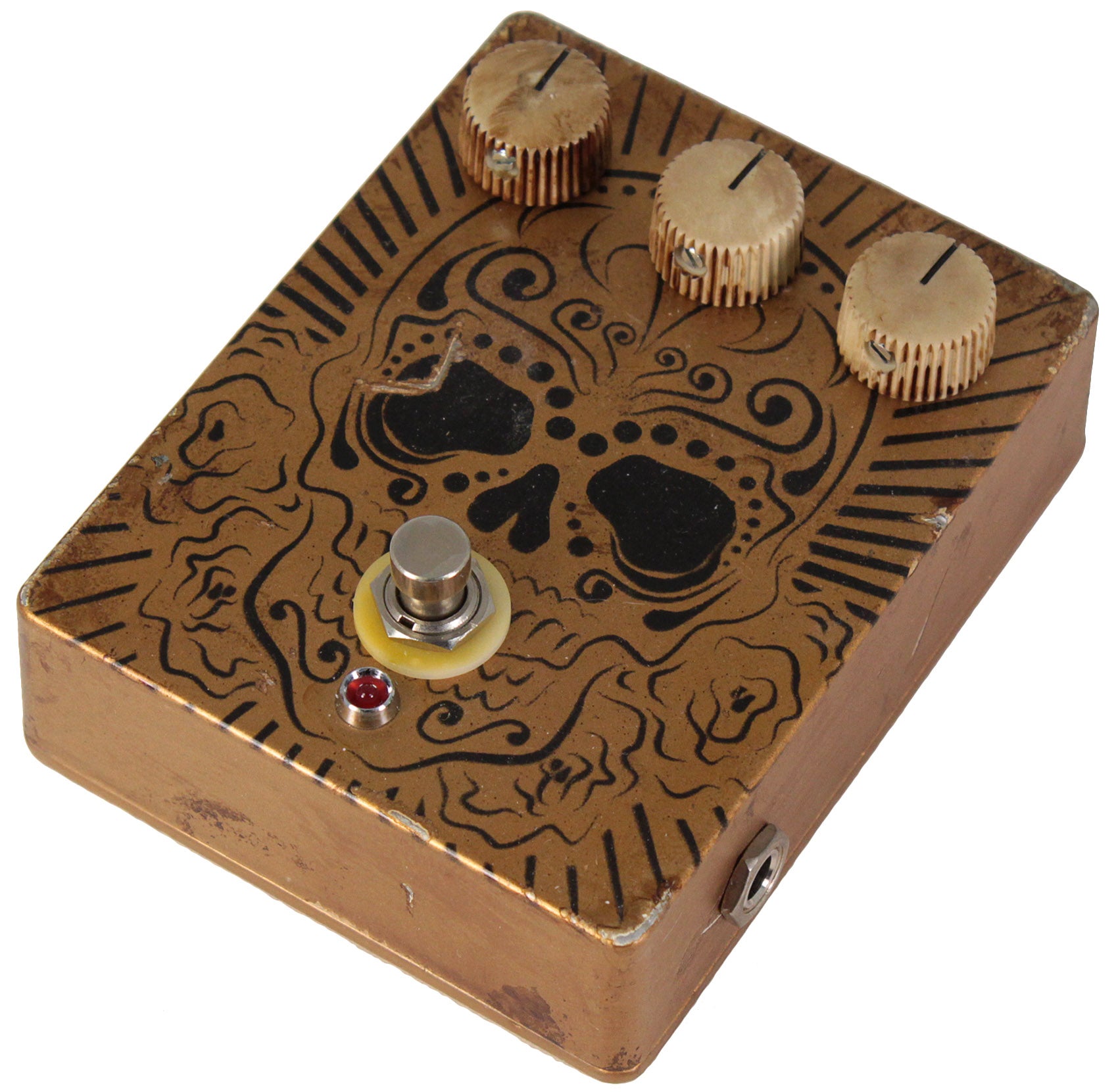 Nash Custom NGDP Fuzz Overdrive Pedal, Skull, 2 of 2