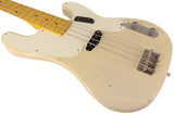 Nash PB55 Bass Guitar, Mary Kaye White, Light Aging