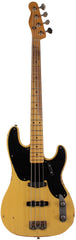 Nash PB-52 Bass Guitar, Butterscotch Blonde, Reverse Headstock, JB Pickups, Stacked Knobs