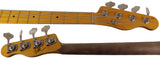 Nash PB-55 Bass Guitar, Black, Light Aging