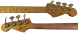 Nash PB57 Bass Guitar, Black, Gold Anodized PG, Light Aging
