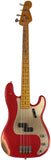 Nash PB57 Bass Guitar, Dakota Red, Light Aging, Ash