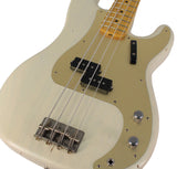 Nash PB57 Bass Guitar, Mary Kaye White, Light Aging - Humbucker Music