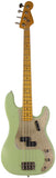 Nash PB57 Bass Guitar, Surf Green, Gold Anodized Pickguard