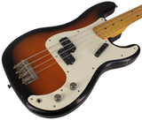 Nash PB-57 Bass Guitar, 2-Tone Sunburst, Light Aging