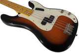 Nash PB57 Bass Guitar, 2-Tone Sunburst, Light Aging