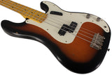 Nash PB-57 Bass Guitar, 2-Tone Sunburst, Light Aging