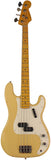 Nash PB57 Bass Guitar, Cream, Light Aging