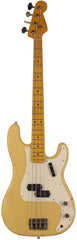 Nash PB57 Bass Guitar, Cream, Light Aging