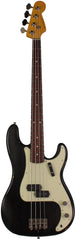 Nash PB63 Bass Guitar, Black, Light Aging
