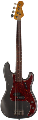 Nash PB-63 Bass Guitar, Charcoal Frost, Light Aging
