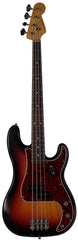 Nash PB63 Bass Guitar, 3-Tone Sunburst, Tortoise Shell, Light Aging