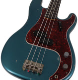 Nash PB63 Bass Guitar, Ocean Turquoise Metallic, Light Aging