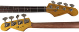 Nash PB63 Bass Guitar, Ocean Turquoise Metallic, Light Aging
