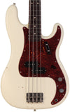 Nash PB63 Bass Guitar, Olympic White, Light Aging
