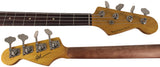 Nash PB63 Bass Guitar, Olympic White, Light Aging