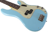 Nash PB-63 Bass Guitar, Sonic Blue, Light Aging
