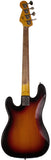 Nash PB57 Bass Guitar, 3-Tone Sunburst, Gold Anodized PG, Light Aging