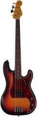 Nash PB63 Bass Guitar, 3-Tone Sunburst, Tortoise Shell, Light Aging