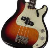 Nash PB63 Bass Guitar, 3-Tone Sunburst, Light Aging